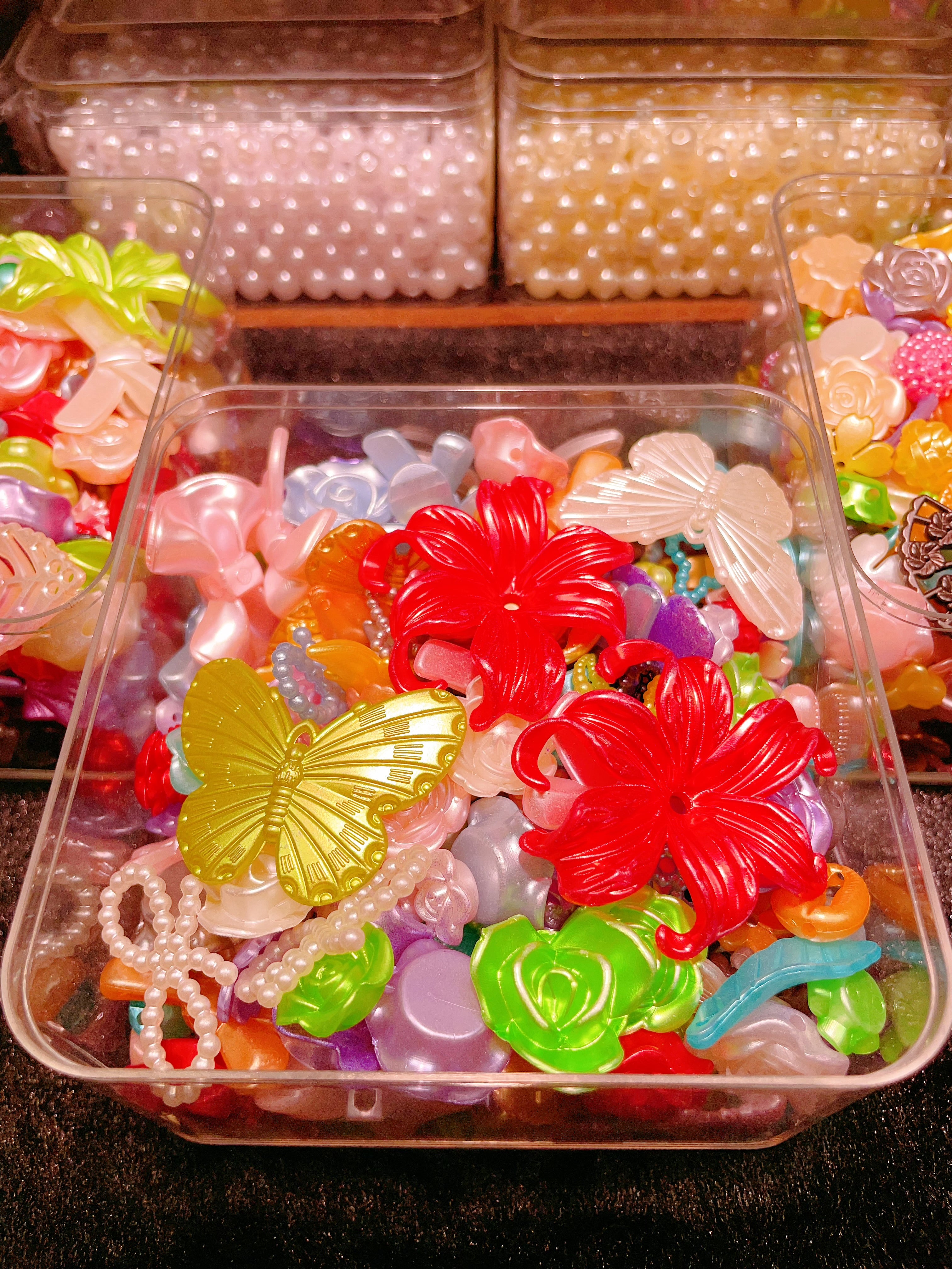Irregular pearl sense beads for your phone cases and hair accessories