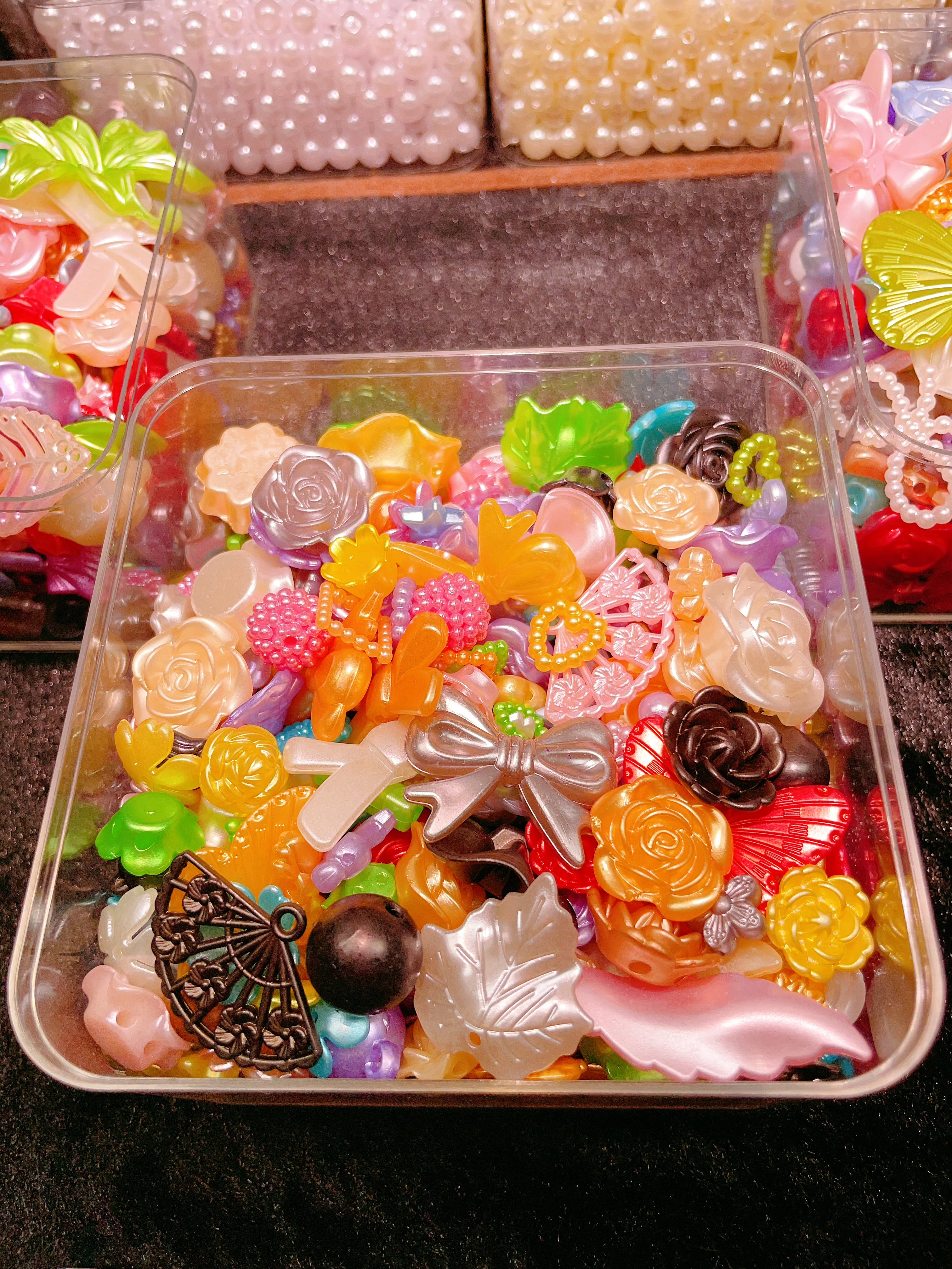 Irregular pearl sense beads for your phone cases and hair accessories