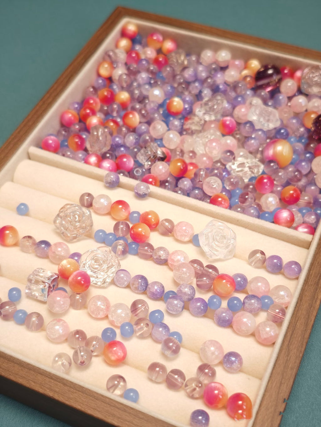 Enchanted Beads Collection:OceanBreezeMix EmeraldEnchantment Pastel Dreamscape CelestialFrost MidnightGalaxy DIY beads